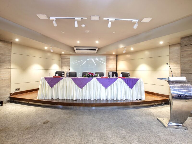 Auditorium for conferences and corporate training at BRAC Centre Inn
