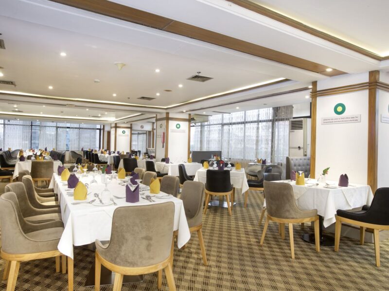 Interior of Shuruchi Restaurant at BRAC Centre Inn