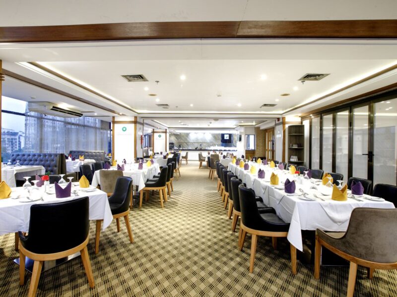 Interior of Shuruchi Restaurant at BRAC Centre Inn